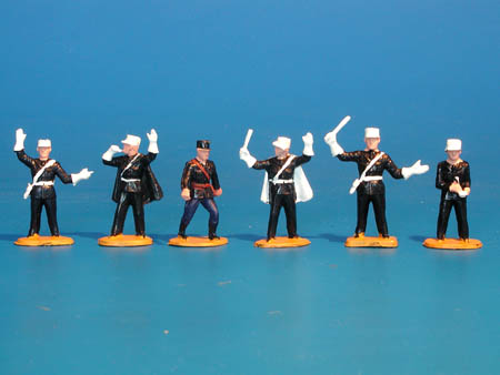 Модель 1:43 Фигурки Французская Полиция (набор)/French Police figures Set